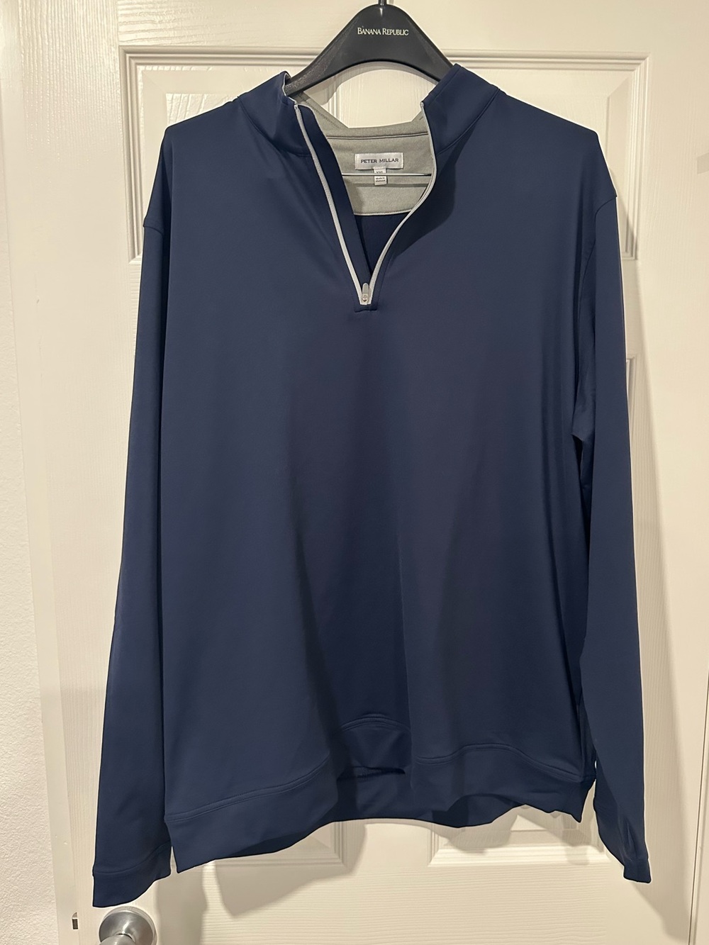 EUC Peter Millar Navy quarter zip size XXL